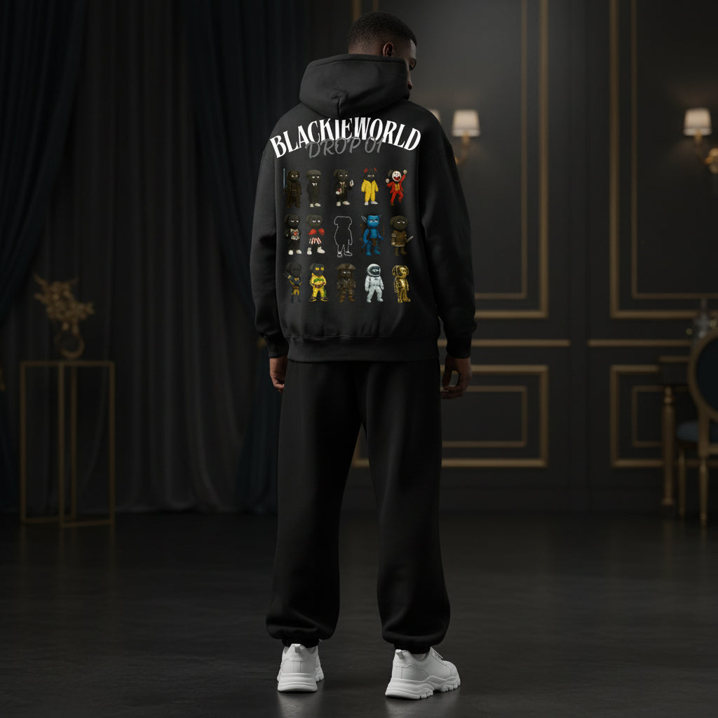 ALLBLACK DROP 01 HOODIE OVERSIZE LIMITED