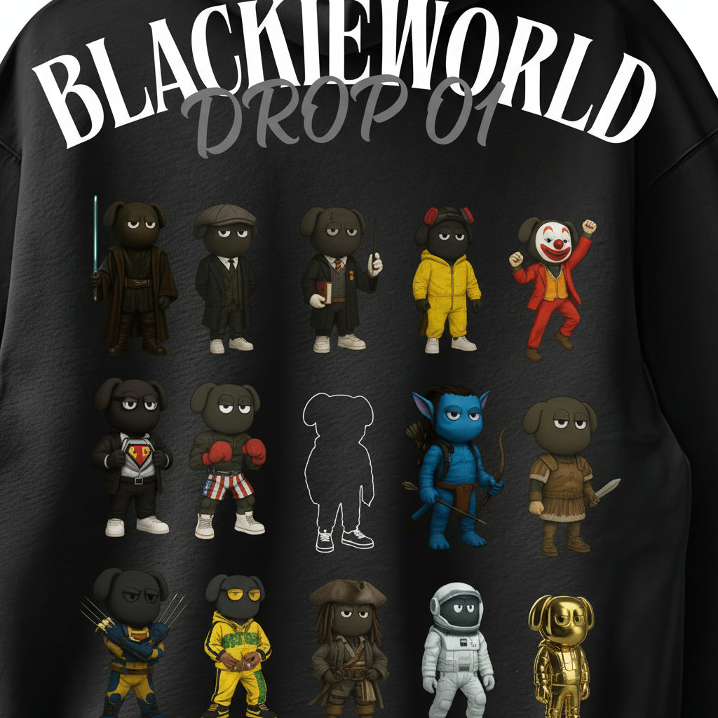 ALLBLACK DROP 01 HOODIE OVERSIZE LIMITED